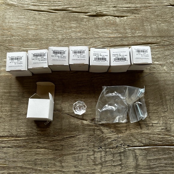 Restoration Hardware crystal knobs. - Picture 6 of 9